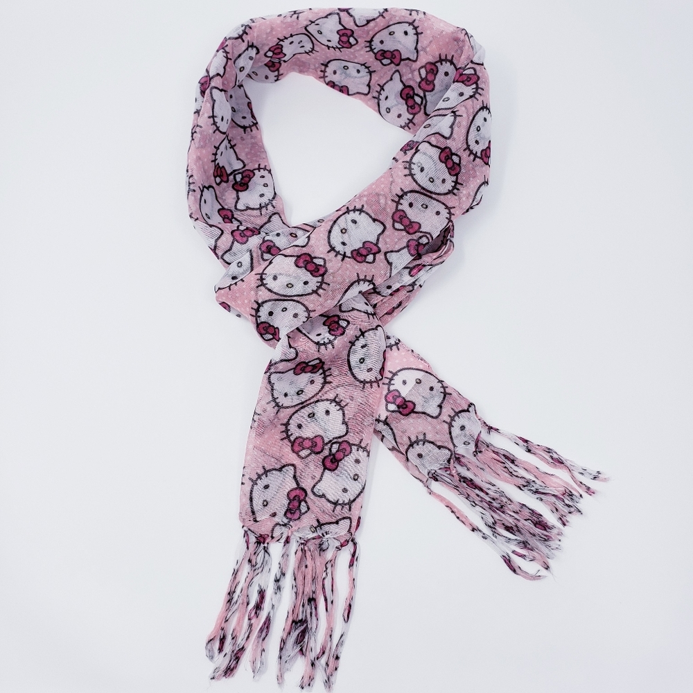 HELLO KITTY Scarf Spring Light Cute Women or Girl